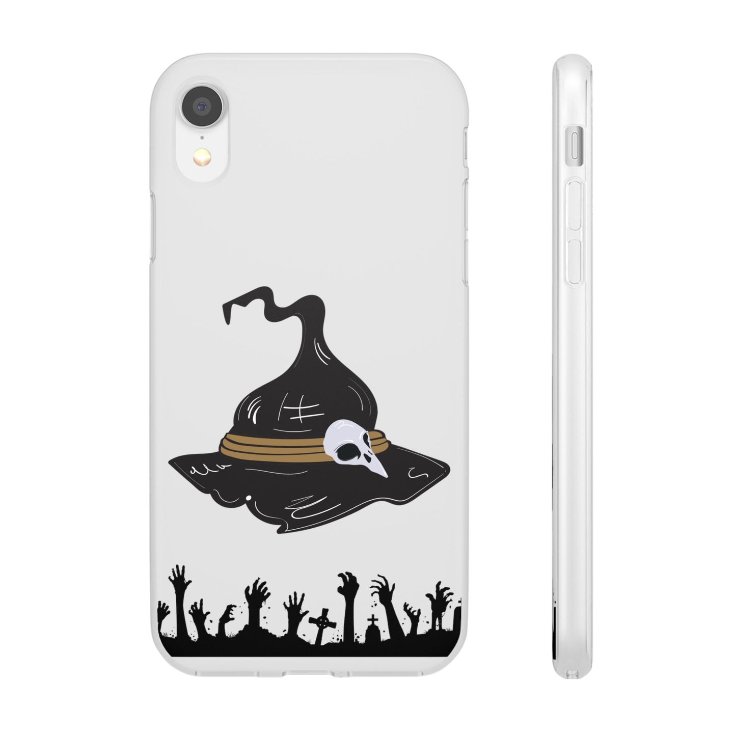 Halloween Witch Hat Flexi Cases, Spooky Phone Covers, Witchy Gift Ideas, Fall Decor, Unique Cellphone Accessories