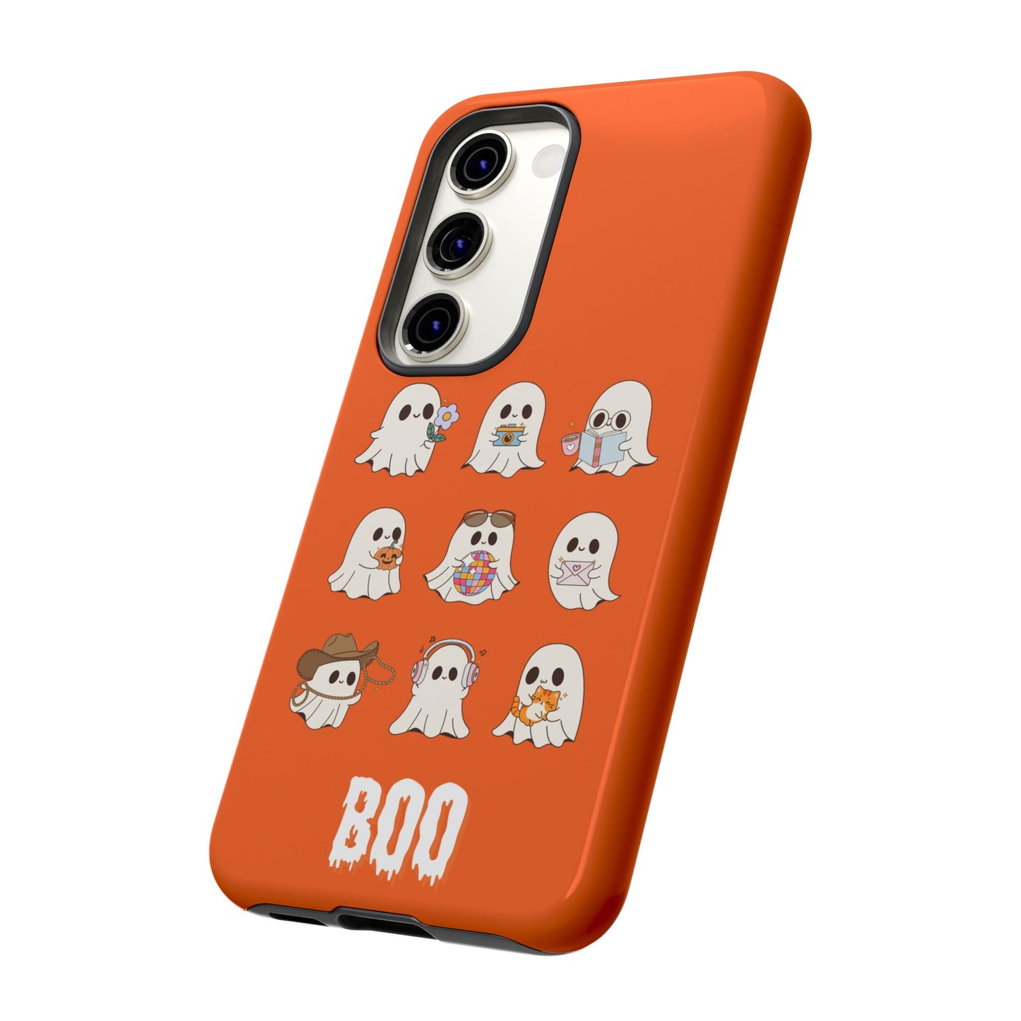 Ghostly Boo Phone Case, Halloween Cases, Cute Ghost Phone Cover, Trick-or-Treat Accessories, Spooky Gift for Halloween