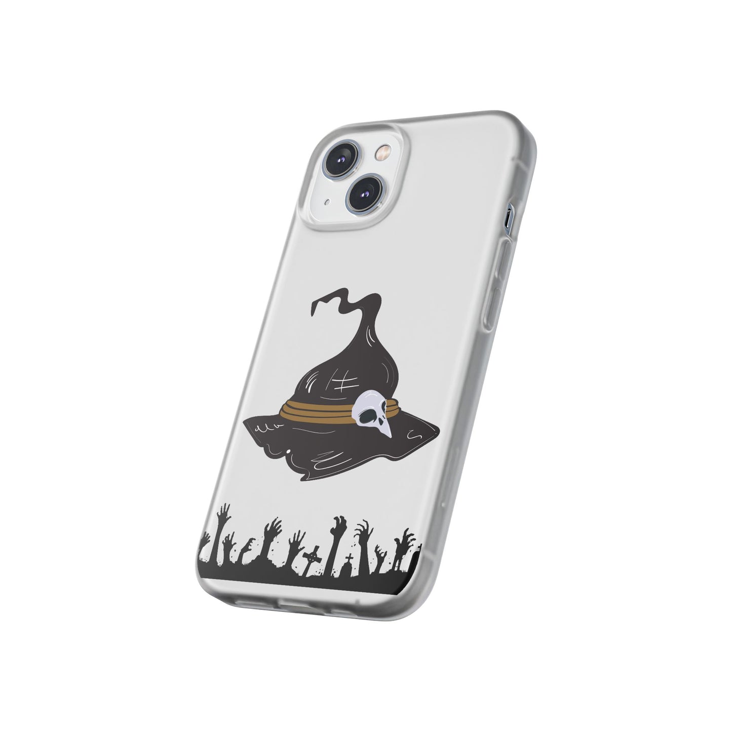 Halloween Witch Hat Flexi Cases, Spooky Phone Covers, Witchy Gift Ideas, Fall Decor, Unique Cellphone Accessories