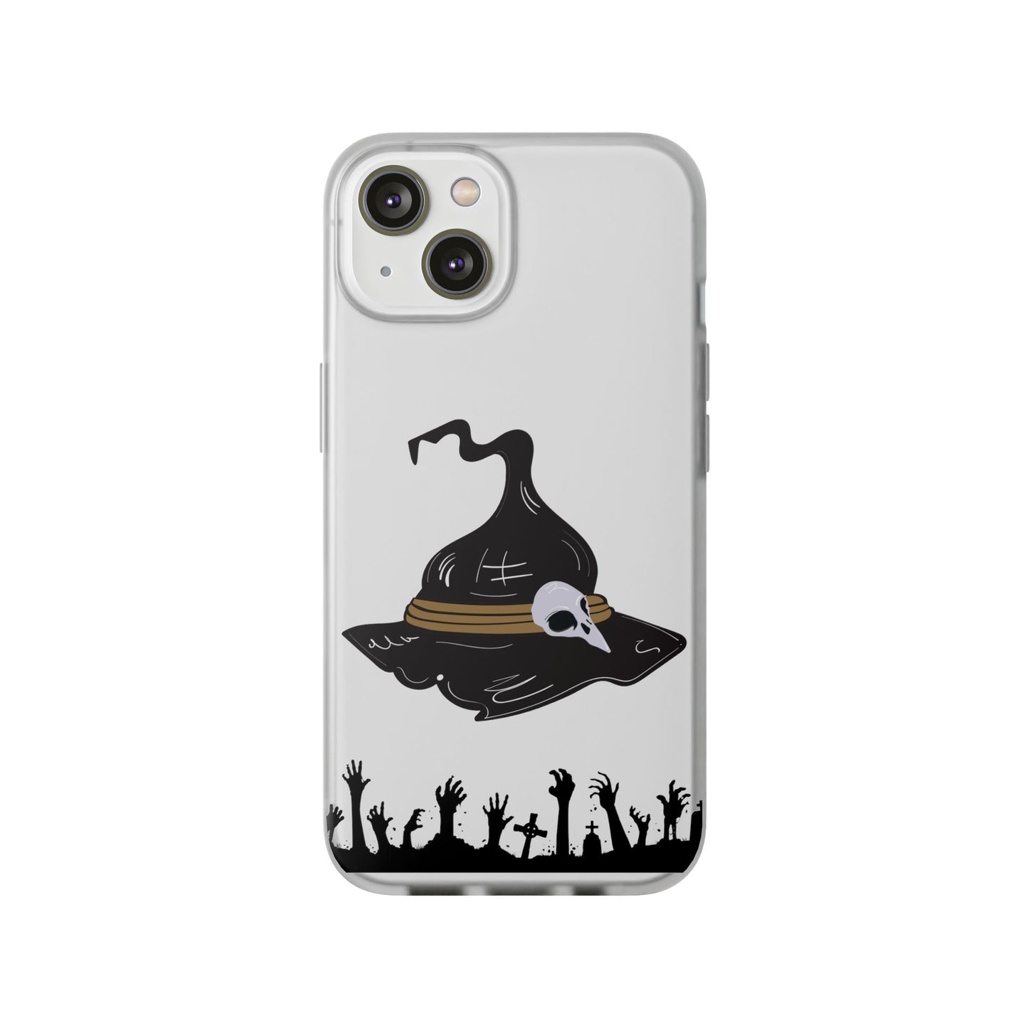 Halloween Witch Hat Flexi Cases, Spooky Phone Covers, Witchy Gift Ideas, Fall Decor, Unique Cellphone Accessories