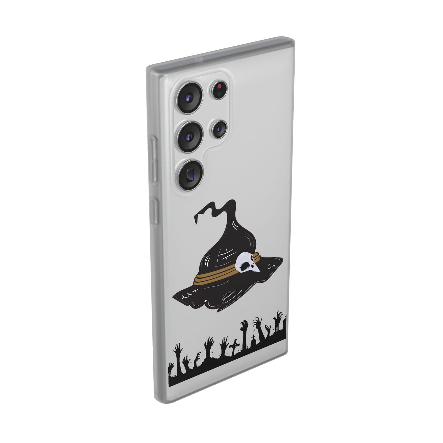 Halloween Witch Hat Flexi Cases, Spooky Phone Covers, Witchy Gift Ideas, Fall Decor, Unique Cellphone Accessories