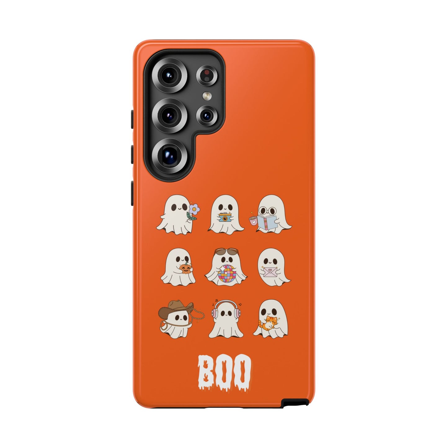 Ghostly Boo Phone Case, Halloween Cases, Cute Ghost Phone Cover, Trick-or-Treat Accessories, Spooky Gift for Halloween