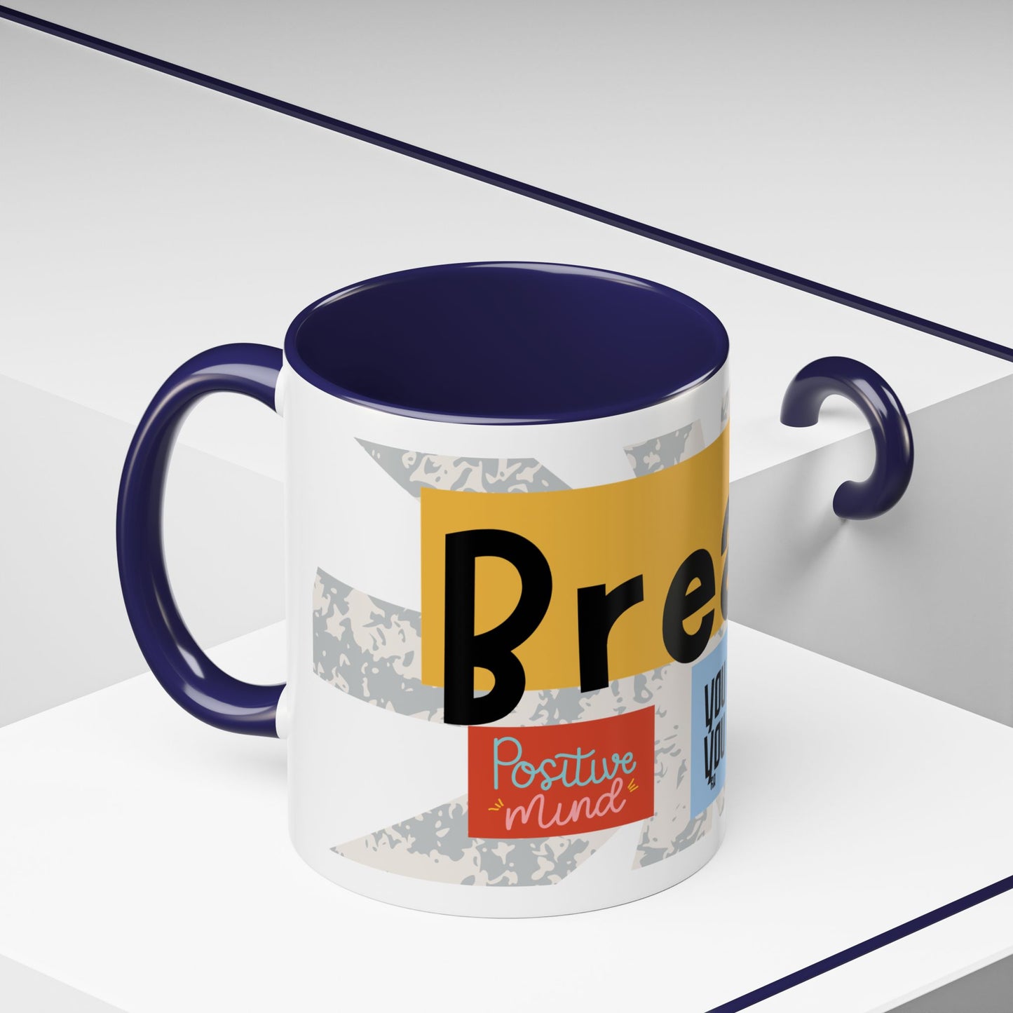 Inspirational Accent Coffee Mug - Mindful Reminder for Daily Positivity