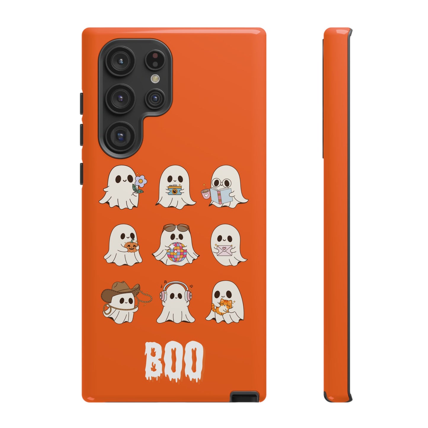 Ghostly Boo Phone Case, Halloween Cases, Cute Ghost Phone Cover, Trick-or-Treat Accessories, Spooky Gift for Halloween