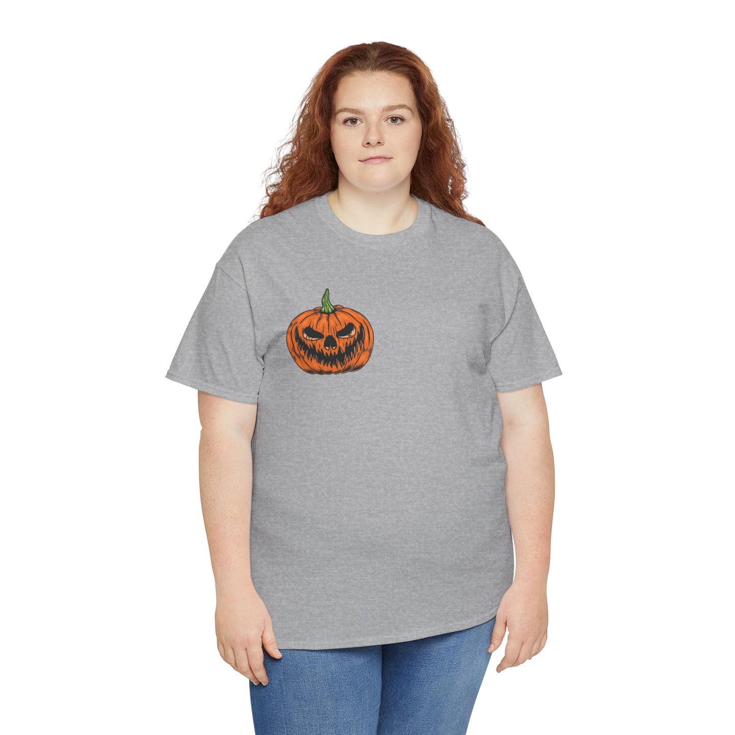 Halloween Unisex Tee, Spooky Pumpkin Shirt, Trick or Treat Graphic T-Shirt, Fall Clothing, Halloween Party Attire