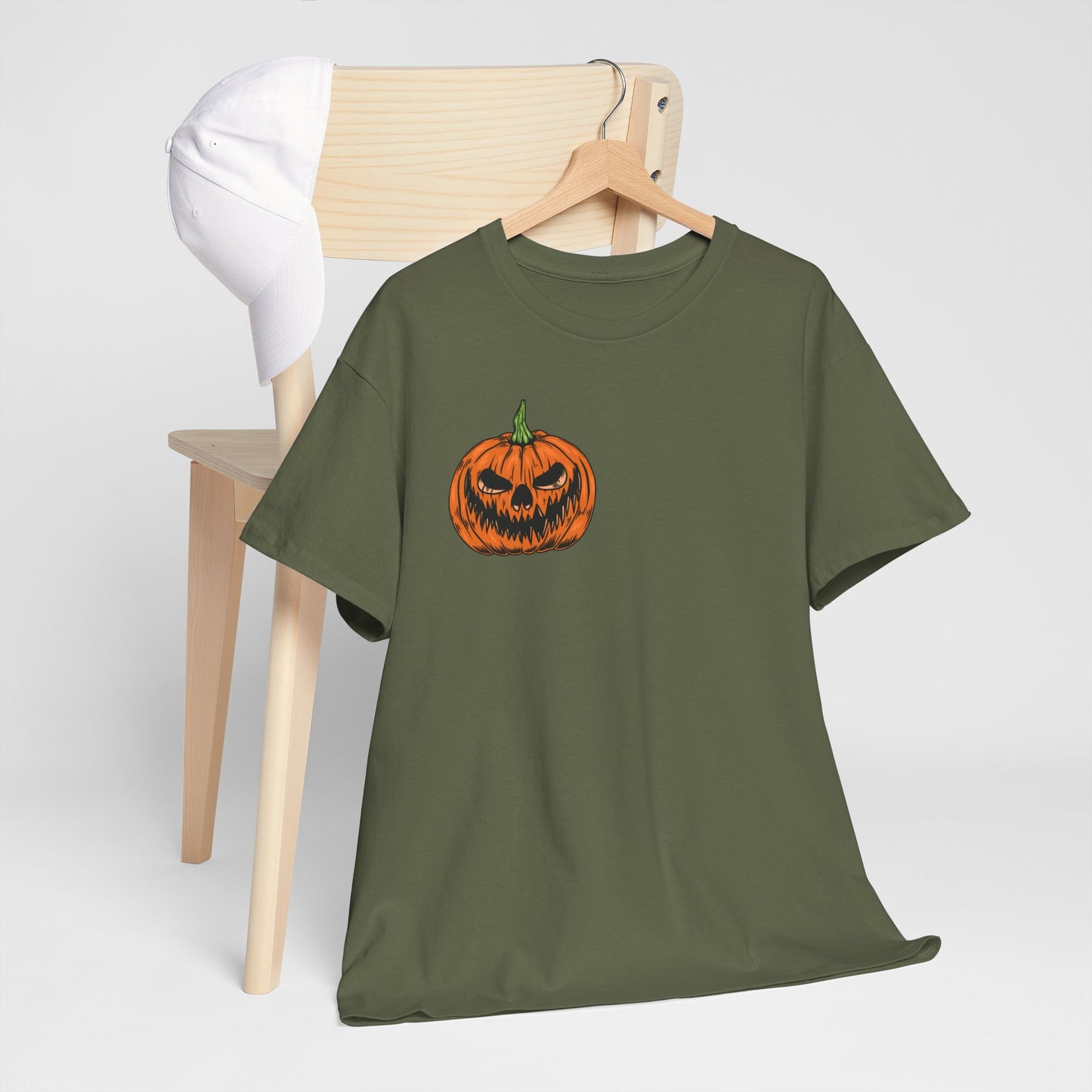 Halloween Unisex Tee, Spooky Pumpkin Shirt, Trick or Treat Graphic T-Shirt, Fall Clothing, Halloween Party Attire