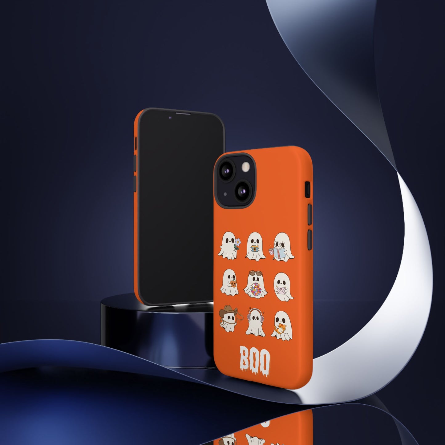 Ghostly Boo Phone Case, Halloween Cases, Cute Ghost Phone Cover, Trick-or-Treat Accessories, Spooky Gift for Halloween