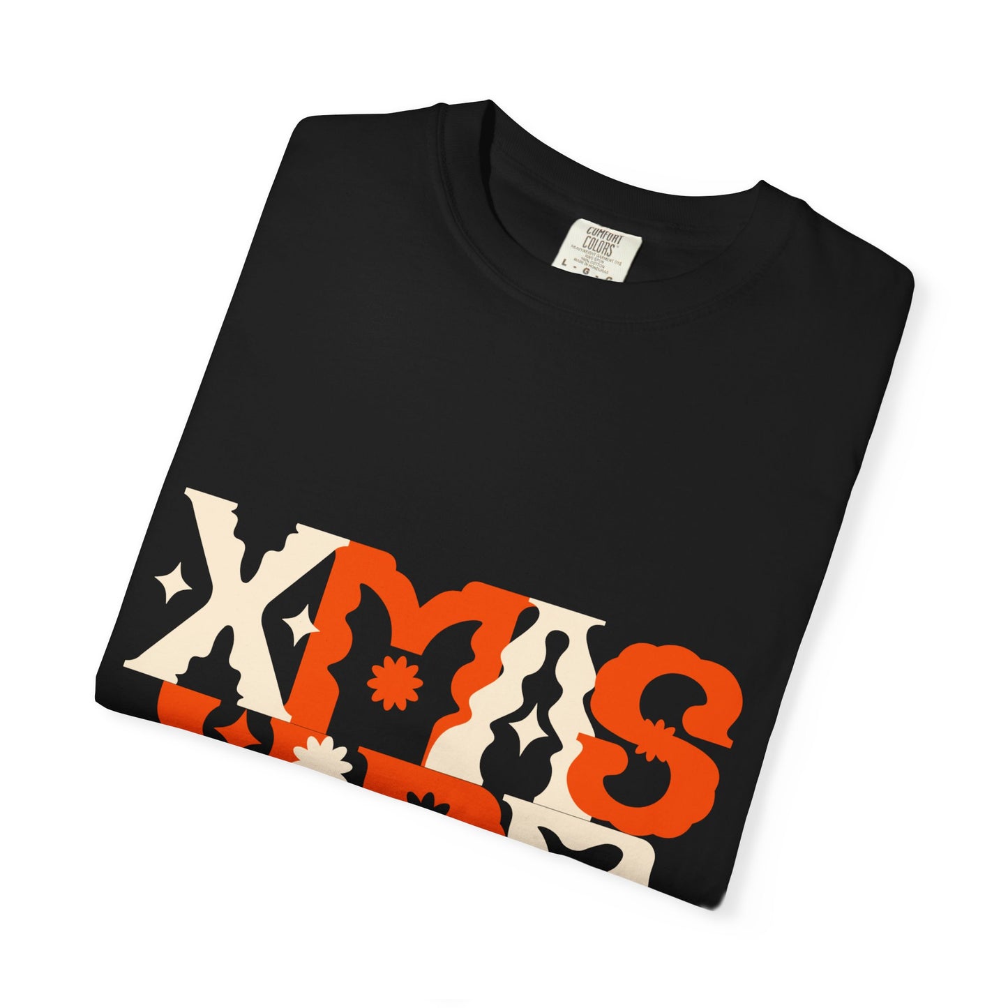 XMAS VIBE Unisex Garment-Dyed T-Shirt | Holiday Tee, Christmas Gift, Festive Apparel, Casual Wear, Vintage Style