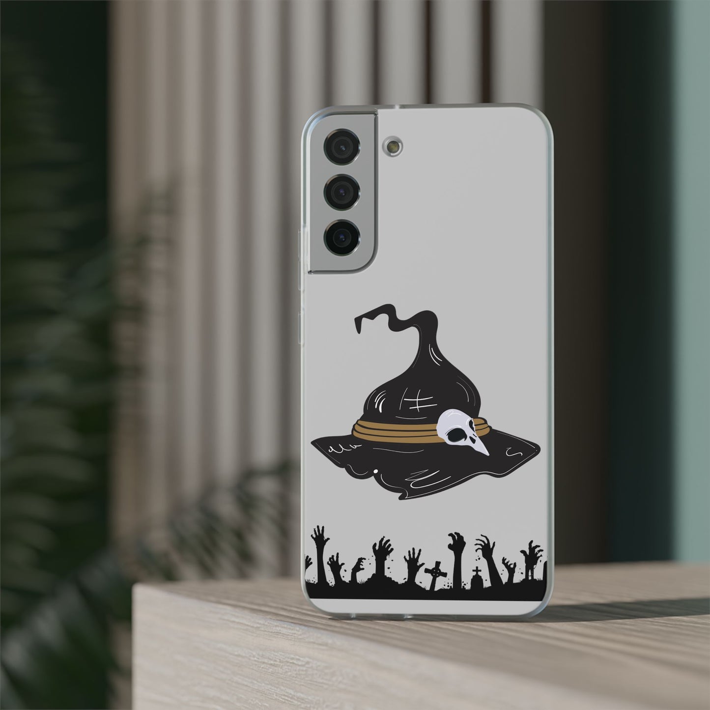 Halloween Witch Hat Flexi Cases, Spooky Phone Covers, Witchy Gift Ideas, Fall Decor, Unique Cellphone Accessories