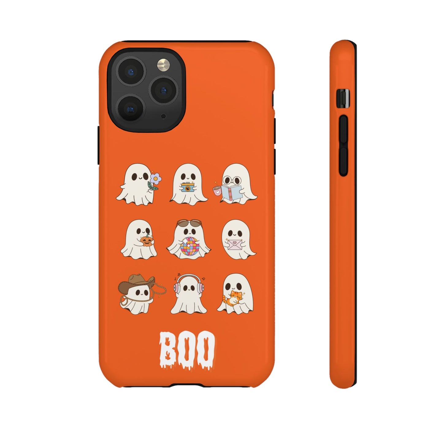 Ghostly Boo Phone Case, Halloween Cases, Cute Ghost Phone Cover, Trick-or-Treat Accessories, Spooky Gift for Halloween