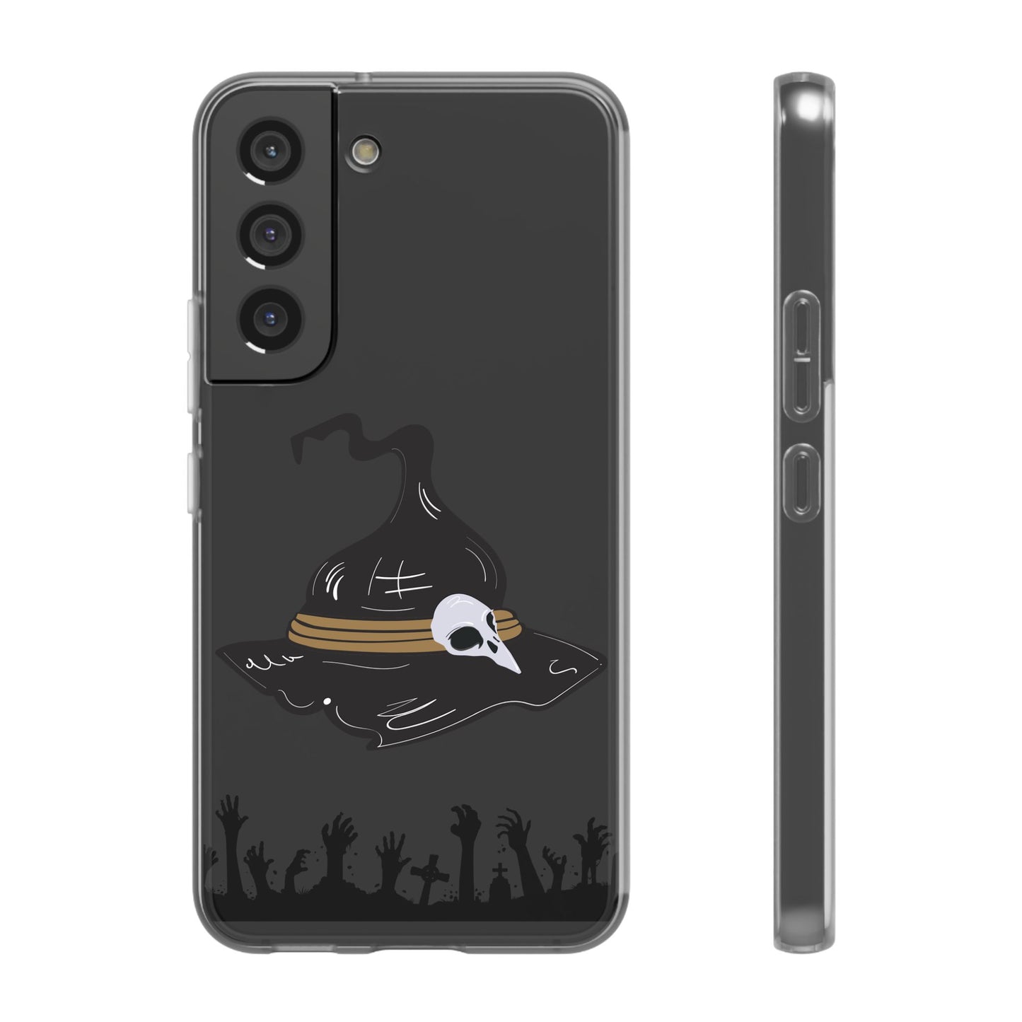 Halloween Witch Hat Flexi Cases, Spooky Phone Covers, Witchy Gift Ideas, Fall Decor, Unique Cellphone Accessories