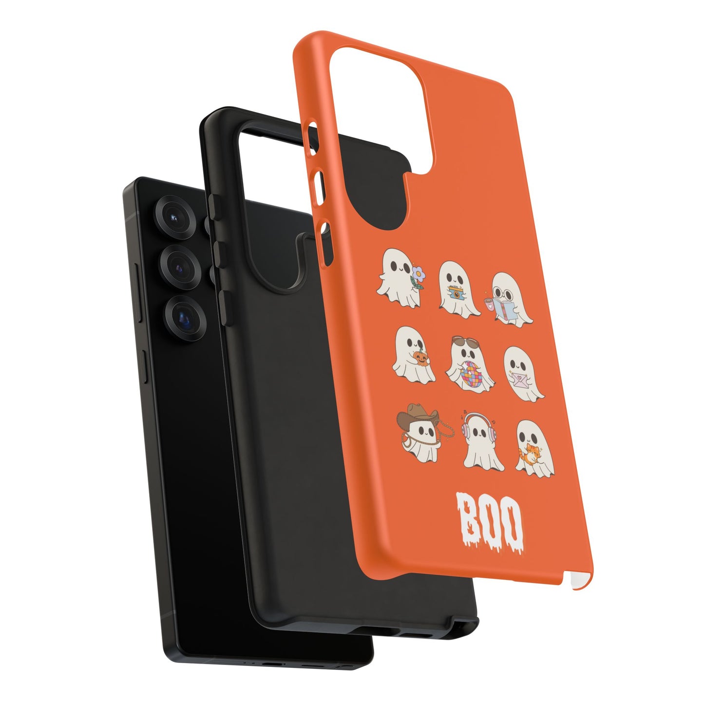Ghostly Boo Phone Case, Halloween Cases, Cute Ghost Phone Cover, Trick-or-Treat Accessories, Spooky Gift for Halloween