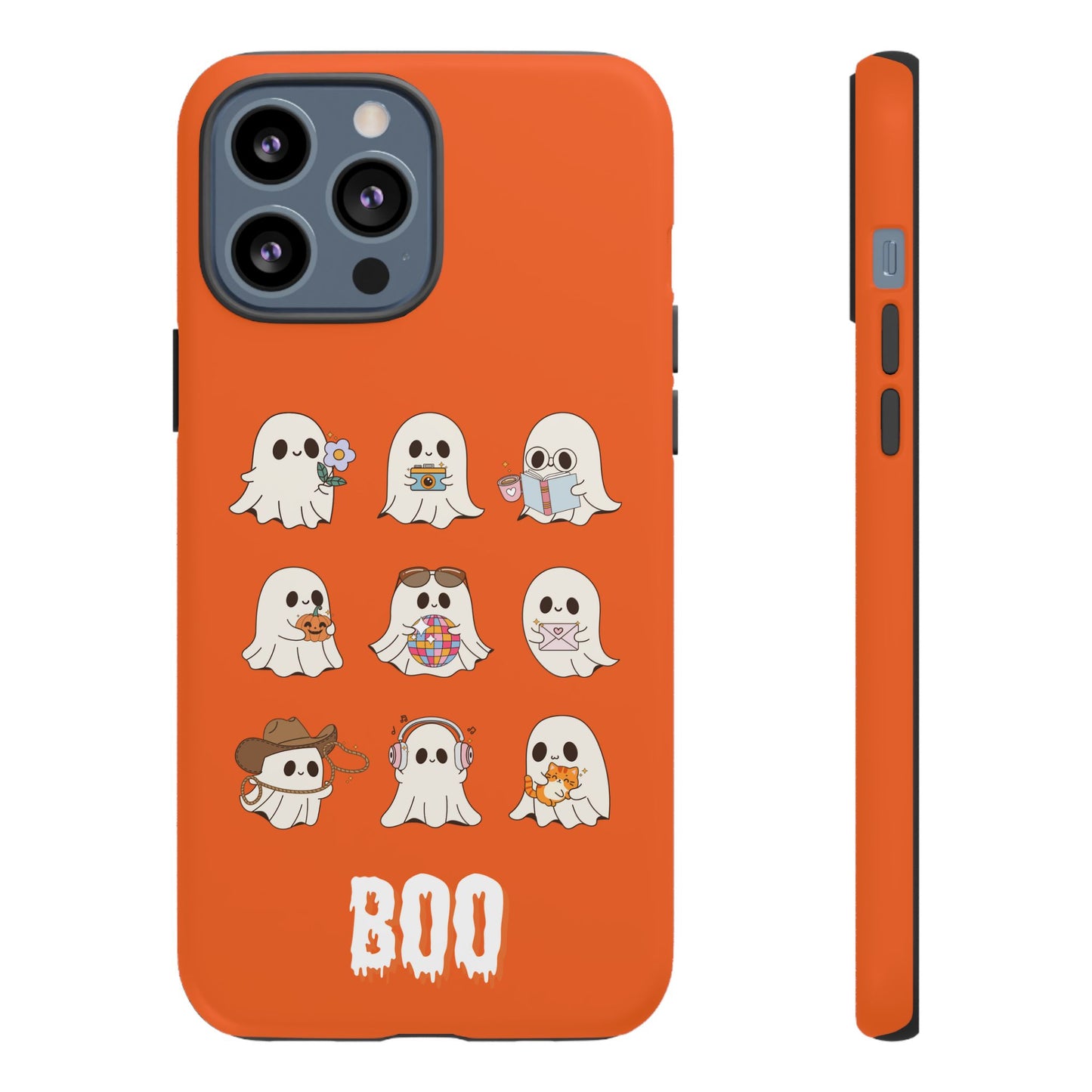 Ghostly Boo Phone Case, Halloween Cases, Cute Ghost Phone Cover, Trick-or-Treat Accessories, Spooky Gift for Halloween