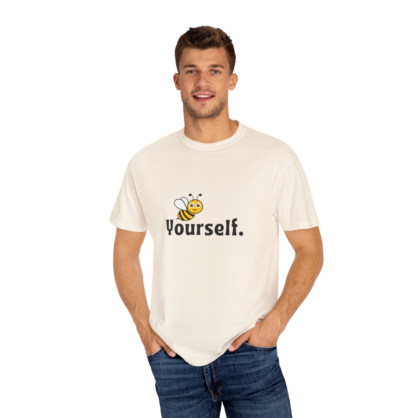 Bee Yourself Unisex T-shirt, Fun Graphic Tee, Casual Wear, Home or Outdoor Activities