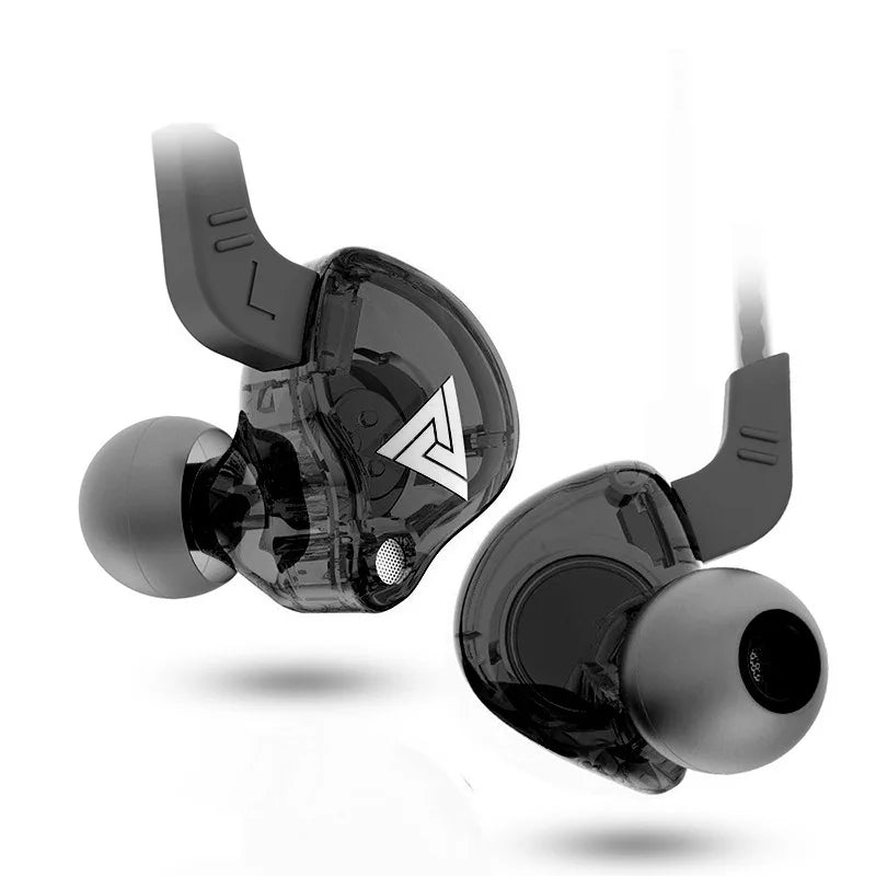 QKZ AK6 Running Band Microphone Headphones Copper Driver 3.5Mm Hi-Fi Sports Headphones In-Ear Headphones Music Earbuds