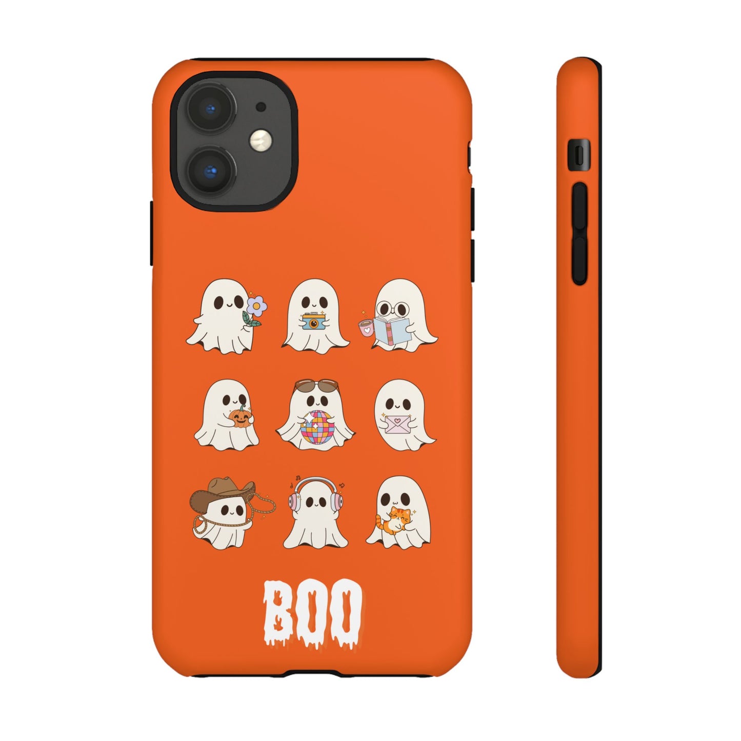 Ghostly Boo Phone Case, Halloween Cases, Cute Ghost Phone Cover, Trick-or-Treat Accessories, Spooky Gift for Halloween