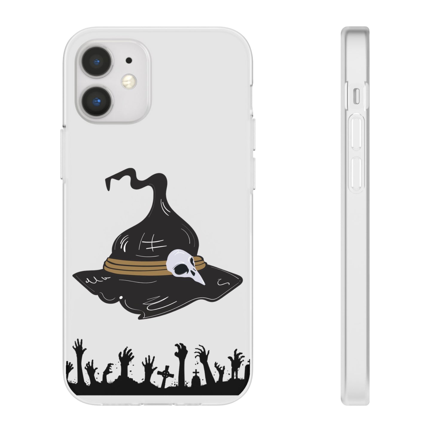 Halloween Witch Hat Flexi Cases, Spooky Phone Covers, Witchy Gift Ideas, Fall Decor, Unique Cellphone Accessories