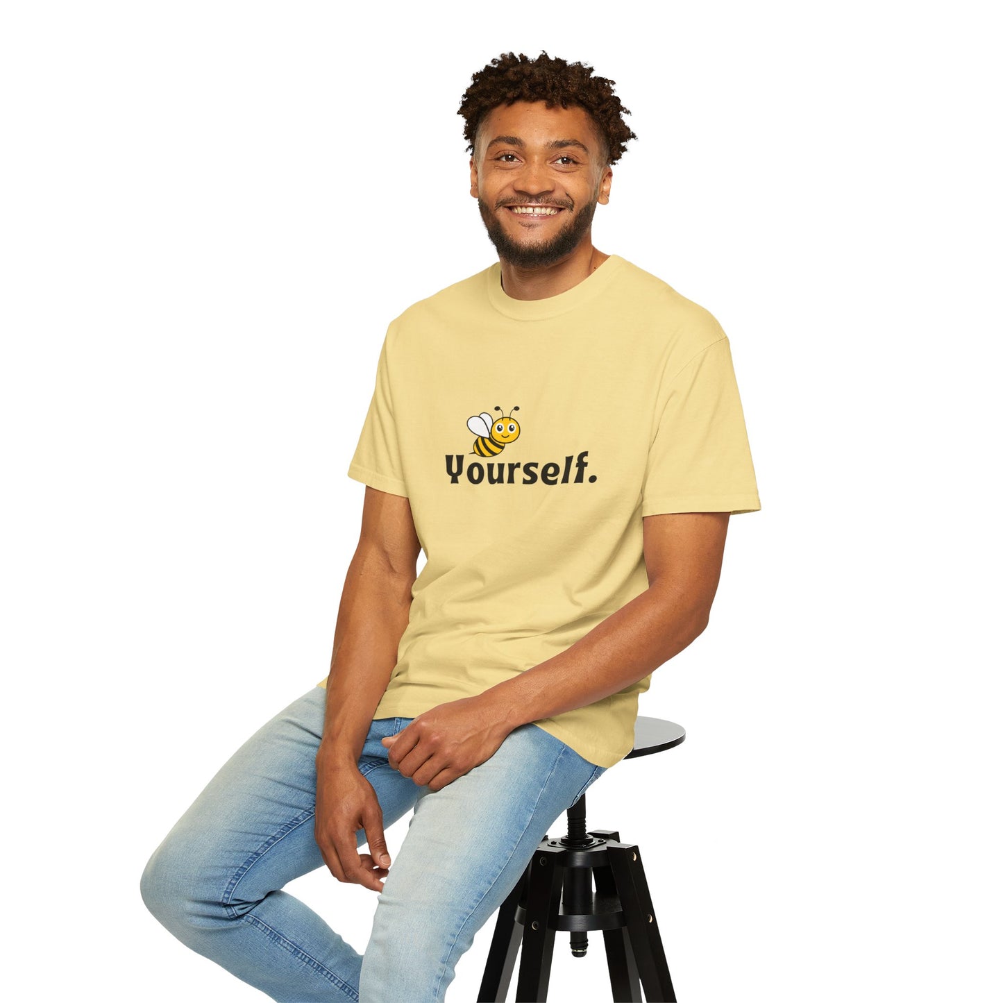 Bee Yourself Unisex T-shirt, Fun Graphic Tee, Casual Wear, Home or Outdoor Activities