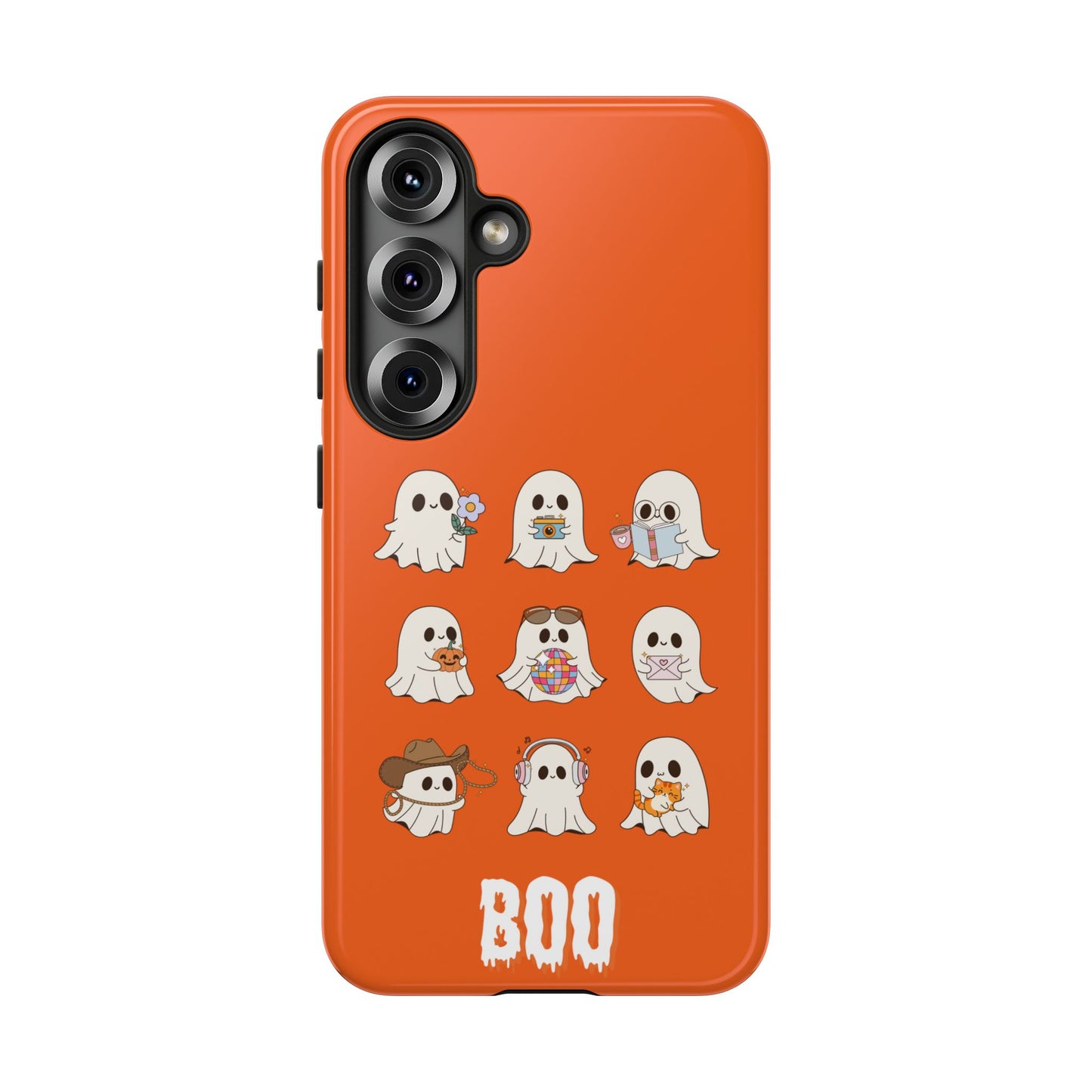 Ghostly Boo Phone Case, Halloween Cases, Cute Ghost Phone Cover, Trick-or-Treat Accessories, Spooky Gift for Halloween