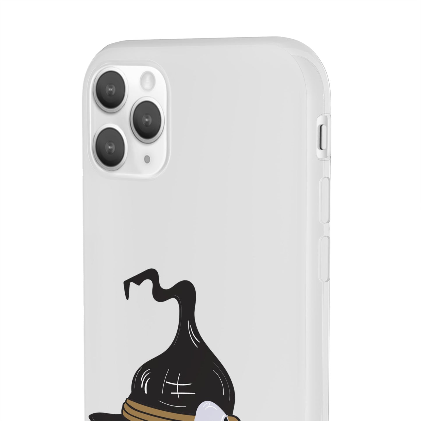 Halloween Witch Hat Flexi Cases, Spooky Phone Covers, Witchy Gift Ideas, Fall Decor, Unique Cellphone Accessories