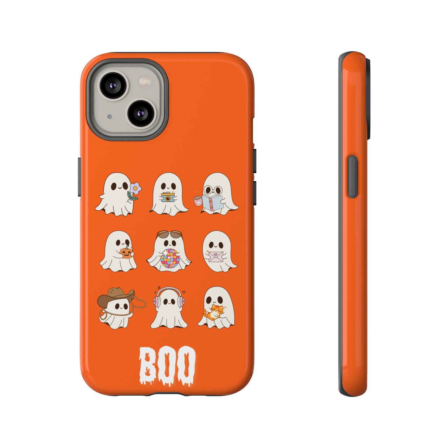 Ghostly Boo Phone Case, Halloween Cases, Cute Ghost Phone Cover, Trick-or-Treat Accessories, Spooky Gift for Halloween
