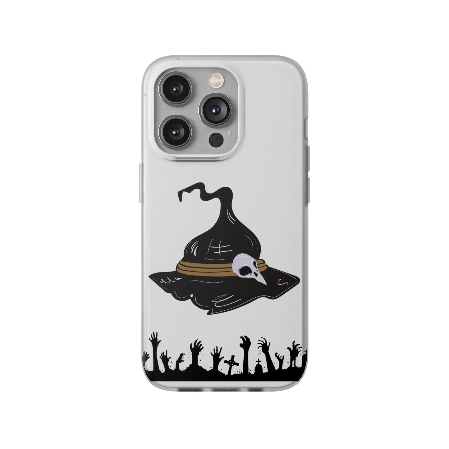 Halloween Witch Hat Flexi Cases, Spooky Phone Covers, Witchy Gift Ideas, Fall Decor, Unique Cellphone Accessories