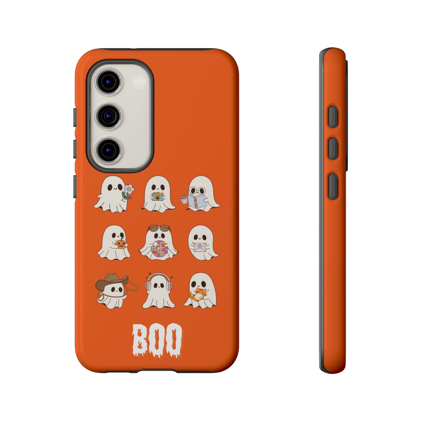 Ghostly Boo Phone Case, Halloween Cases, Cute Ghost Phone Cover, Trick-or-Treat Accessories, Spooky Gift for Halloween
