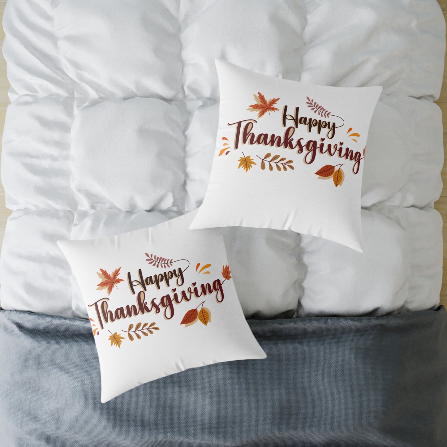 Thanksgiving Decorative Pillow, Cozy Fall Home Decor, Autumn Accent Cushion, Seasonal Gift Idea, Harvest Celebration Decoration