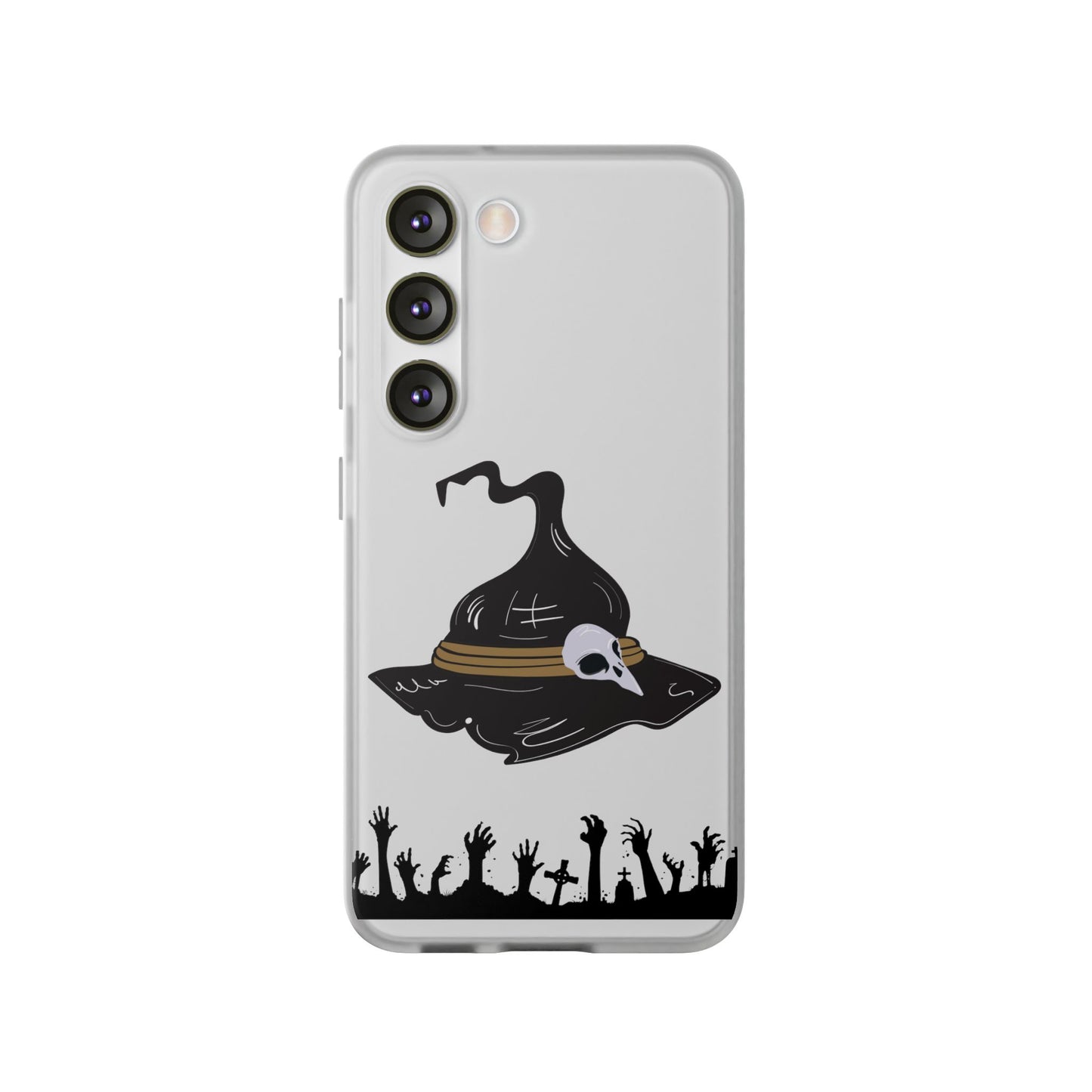 Halloween Witch Hat Flexi Cases, Spooky Phone Covers, Witchy Gift Ideas, Fall Decor, Unique Cellphone Accessories
