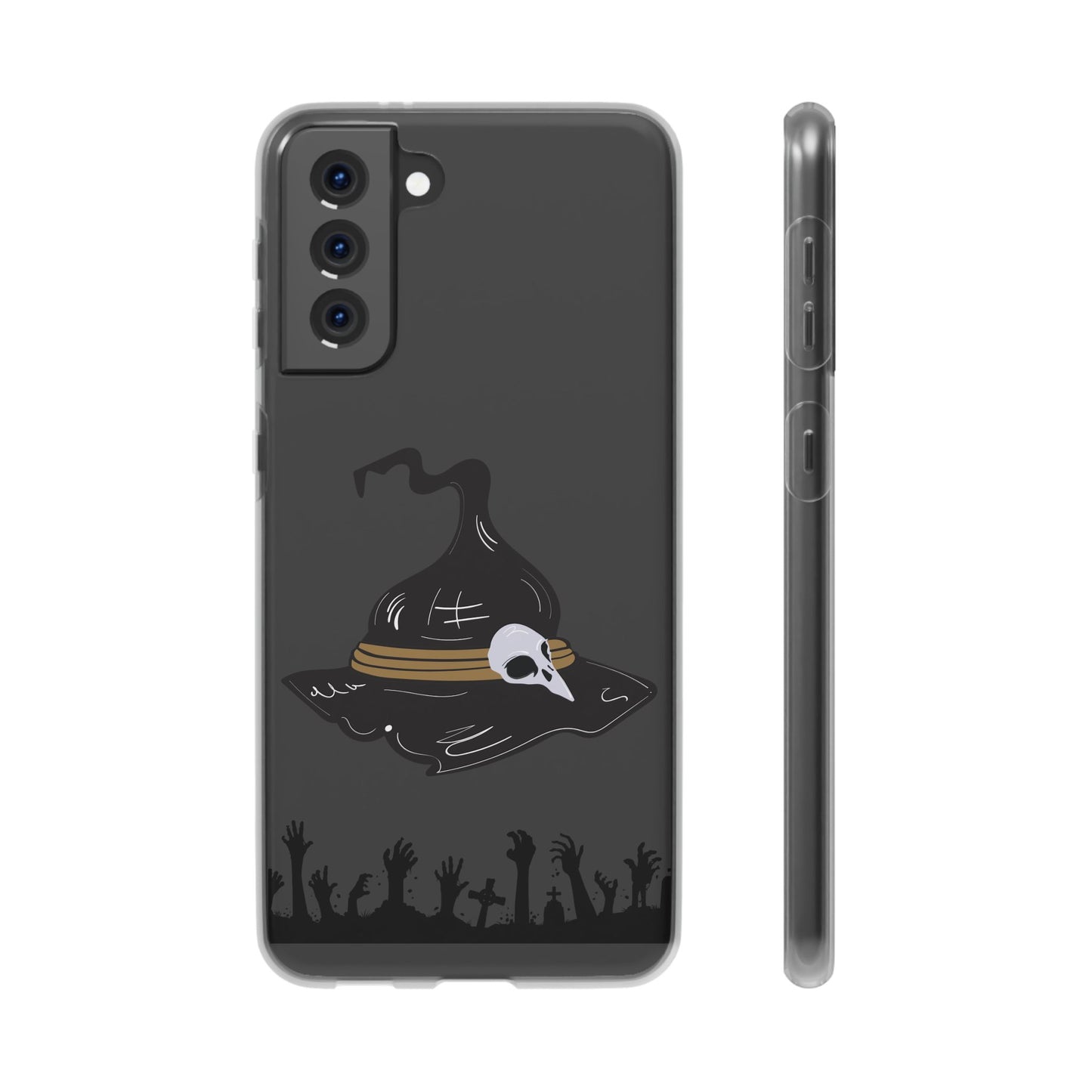 Halloween Witch Hat Flexi Cases, Spooky Phone Covers, Witchy Gift Ideas, Fall Decor, Unique Cellphone Accessories