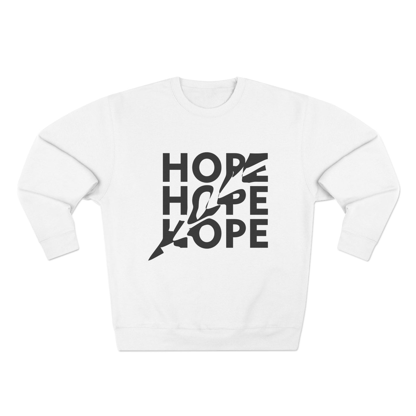 Hope Unisex Crewneck Sweatshirt, Inspirational Gift, Cozy Apparel, Motivational Wear, Encouragement Outfit, Everyday Comfort