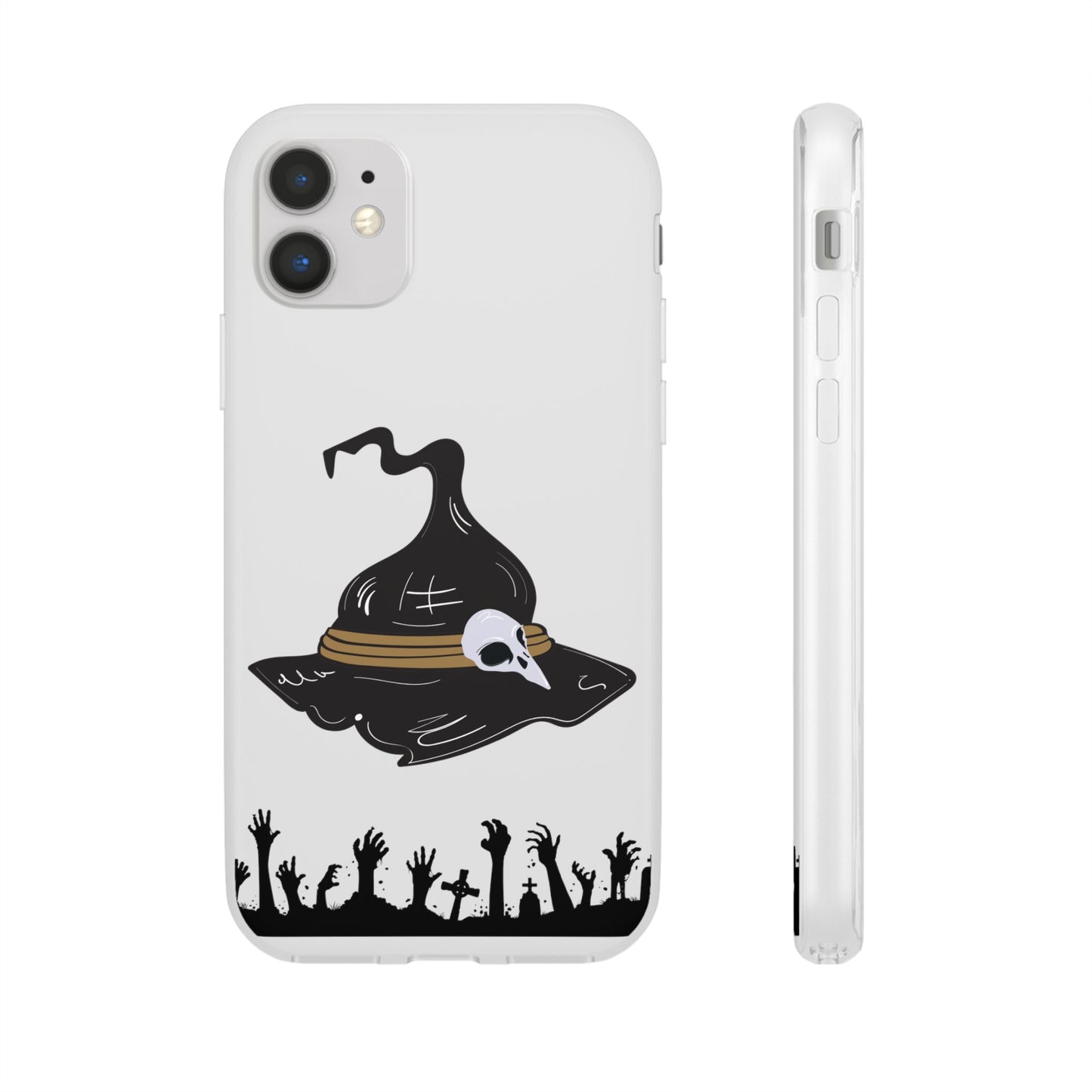 Halloween Witch Hat Flexi Cases, Spooky Phone Covers, Witchy Gift Ideas, Fall Decor, Unique Cellphone Accessories