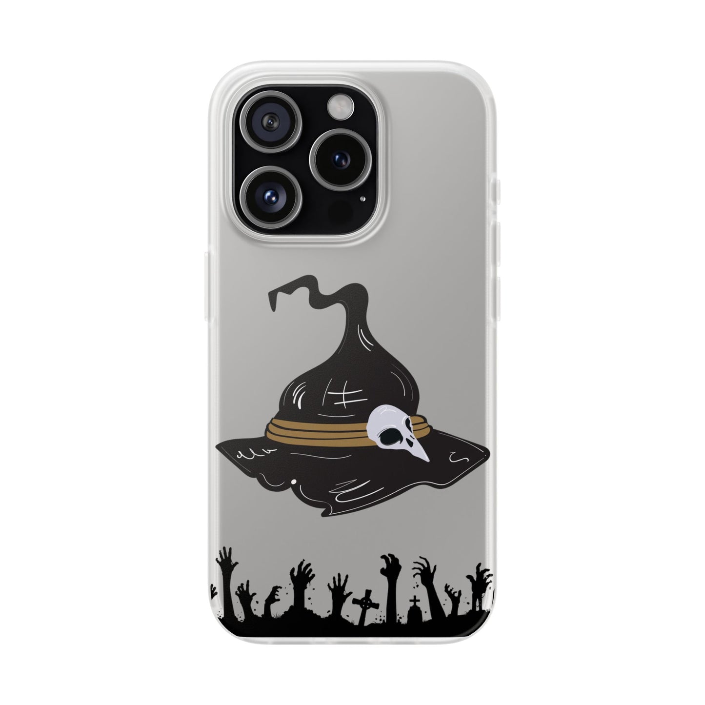 Halloween Witch Hat Flexi Cases, Spooky Phone Covers, Witchy Gift Ideas, Fall Decor, Unique Cellphone Accessories