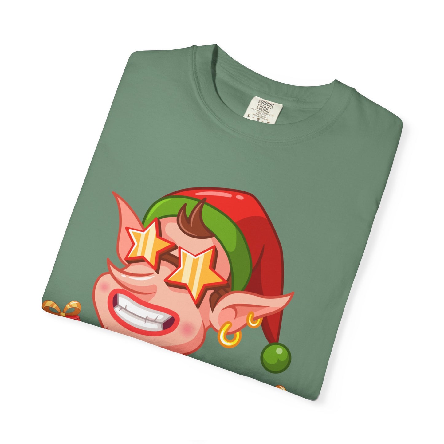 Fun Christmas Elf T-Shirt, Holiday Apparel, Merry Xmas Shirt, Unisex Gift, Festive Clothing, Xmas Party Outfit