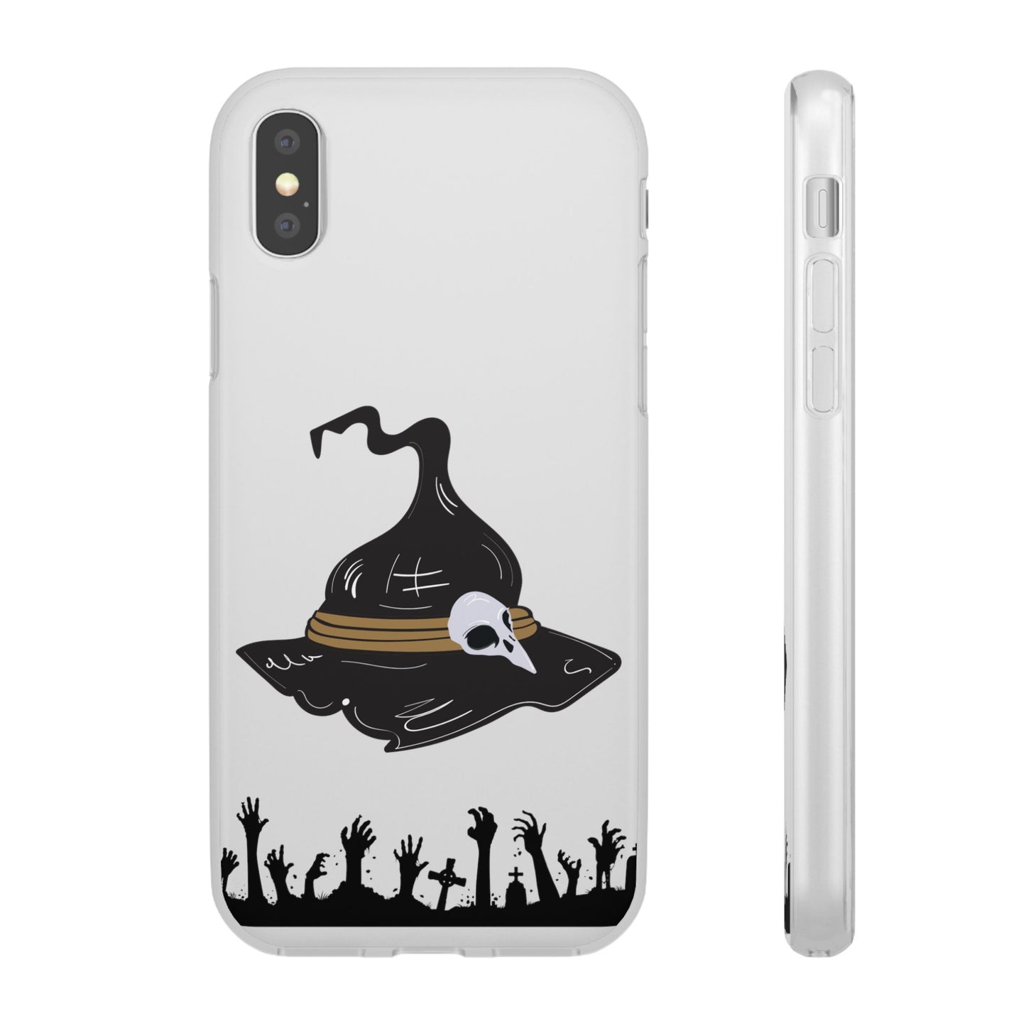 Halloween Witch Hat Flexi Cases, Spooky Phone Covers, Witchy Gift Ideas, Fall Decor, Unique Cellphone Accessories