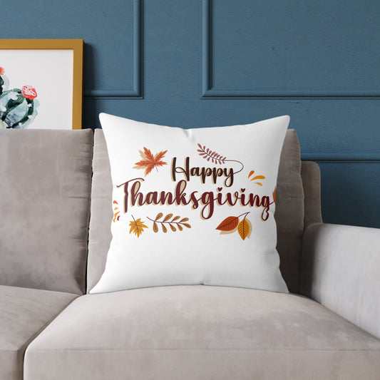 Thanksgiving Decorative Pillow, Cozy Fall Home Decor, Autumn Accent Cushion, Seasonal Gift Idea, Harvest Celebration Decoration