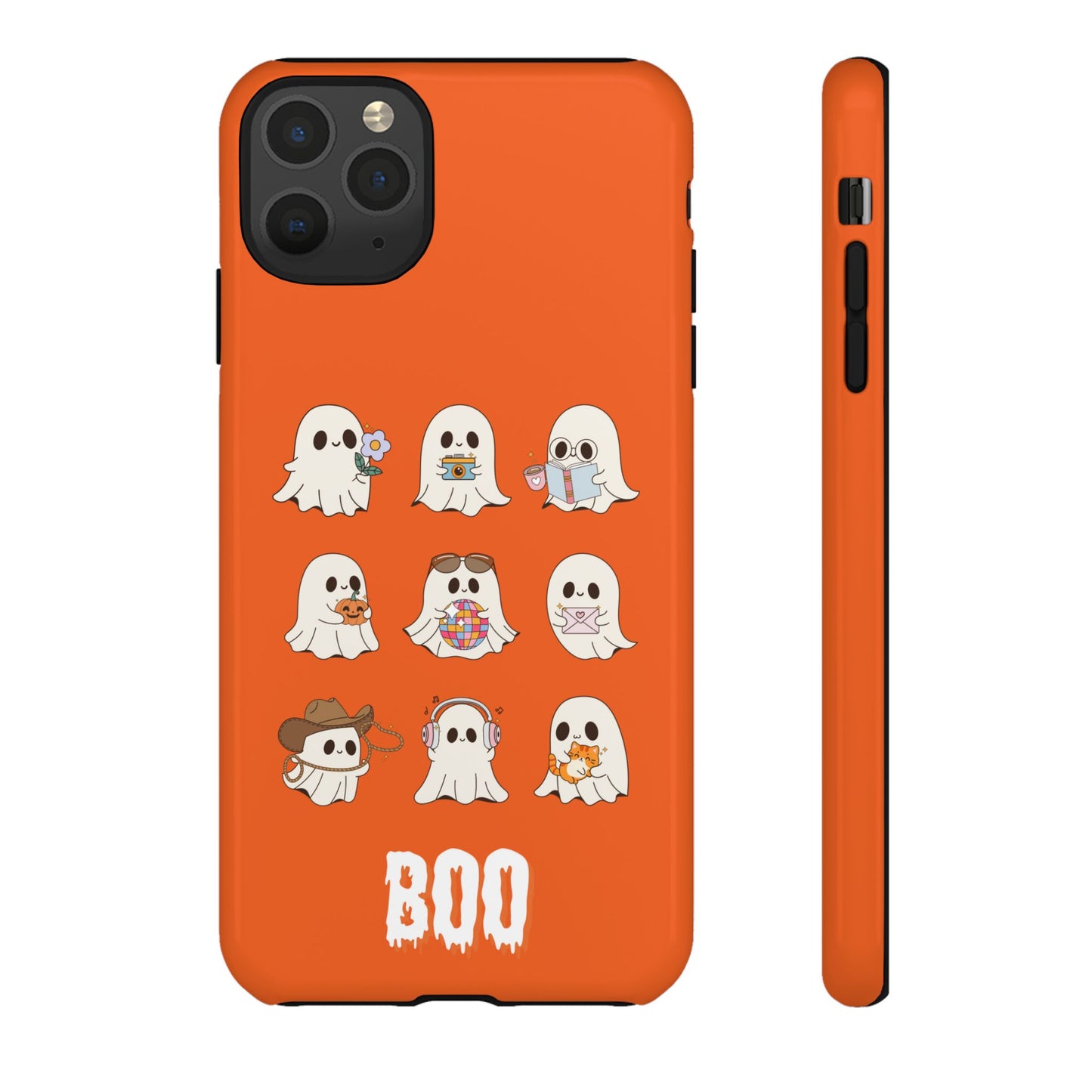 Ghostly Boo Phone Case, Halloween Cases, Cute Ghost Phone Cover, Trick-or-Treat Accessories, Spooky Gift for Halloween