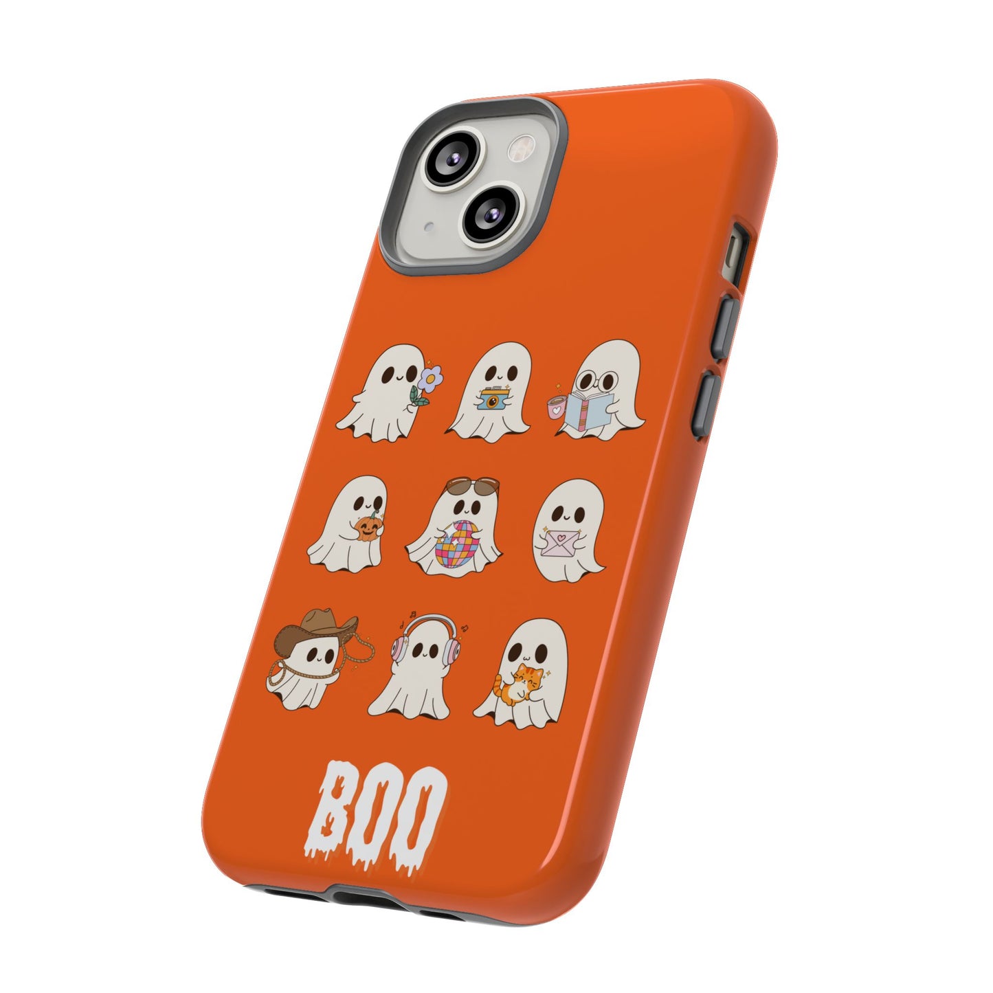 Ghostly Boo Phone Case, Halloween Cases, Cute Ghost Phone Cover, Trick-or-Treat Accessories, Spooky Gift for Halloween