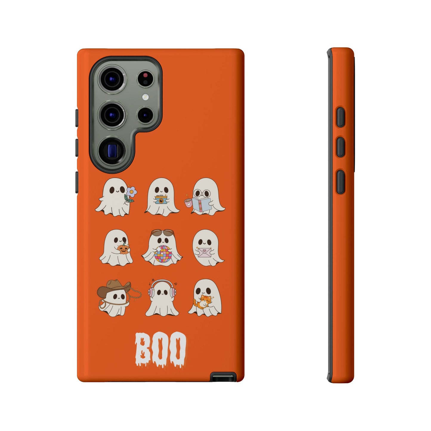 Ghostly Boo Phone Case, Halloween Cases, Cute Ghost Phone Cover, Trick-or-Treat Accessories, Spooky Gift for Halloween