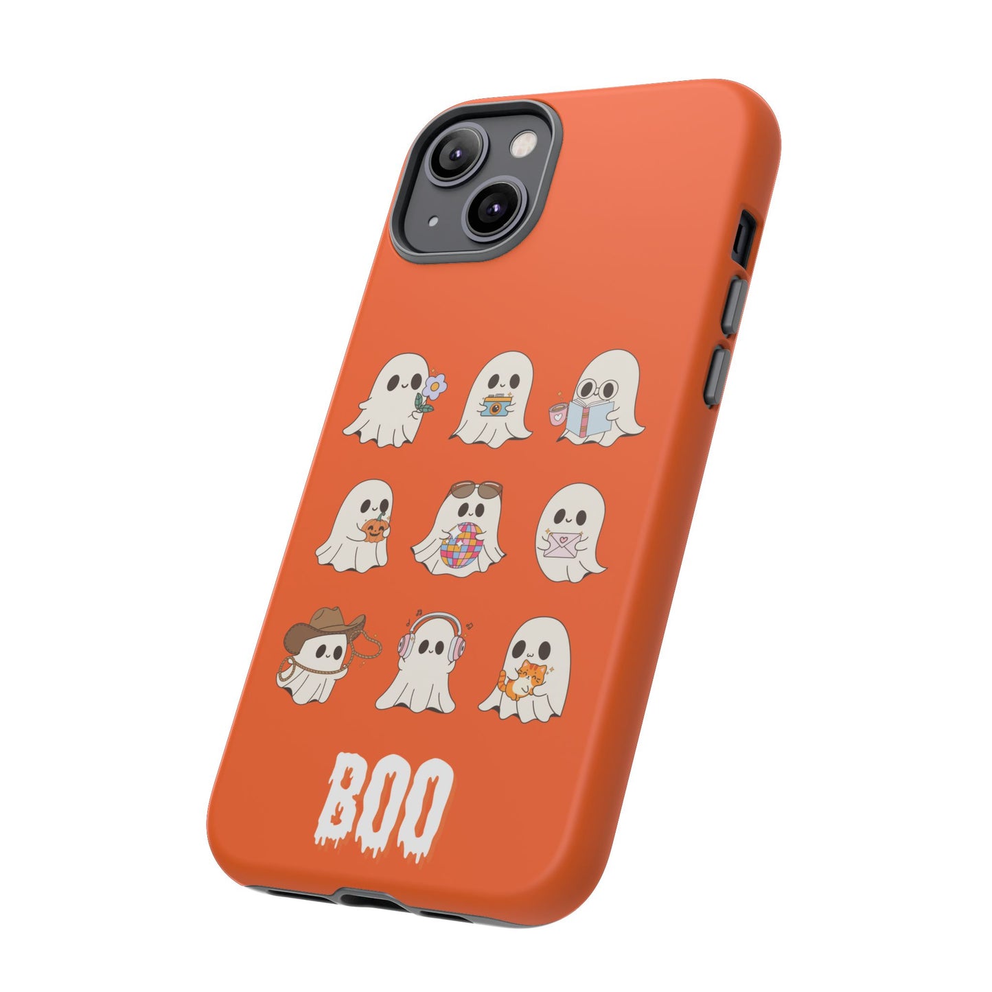 Ghostly Boo Phone Case, Halloween Cases, Cute Ghost Phone Cover, Trick-or-Treat Accessories, Spooky Gift for Halloween