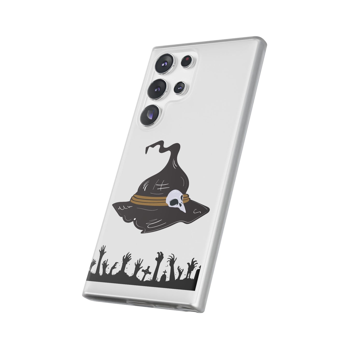 Halloween Witch Hat Flexi Cases, Spooky Phone Covers, Witchy Gift Ideas, Fall Decor, Unique Cellphone Accessories