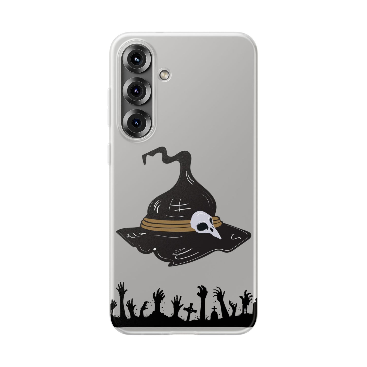 Halloween Witch Hat Flexi Cases, Spooky Phone Covers, Witchy Gift Ideas, Fall Decor, Unique Cellphone Accessories