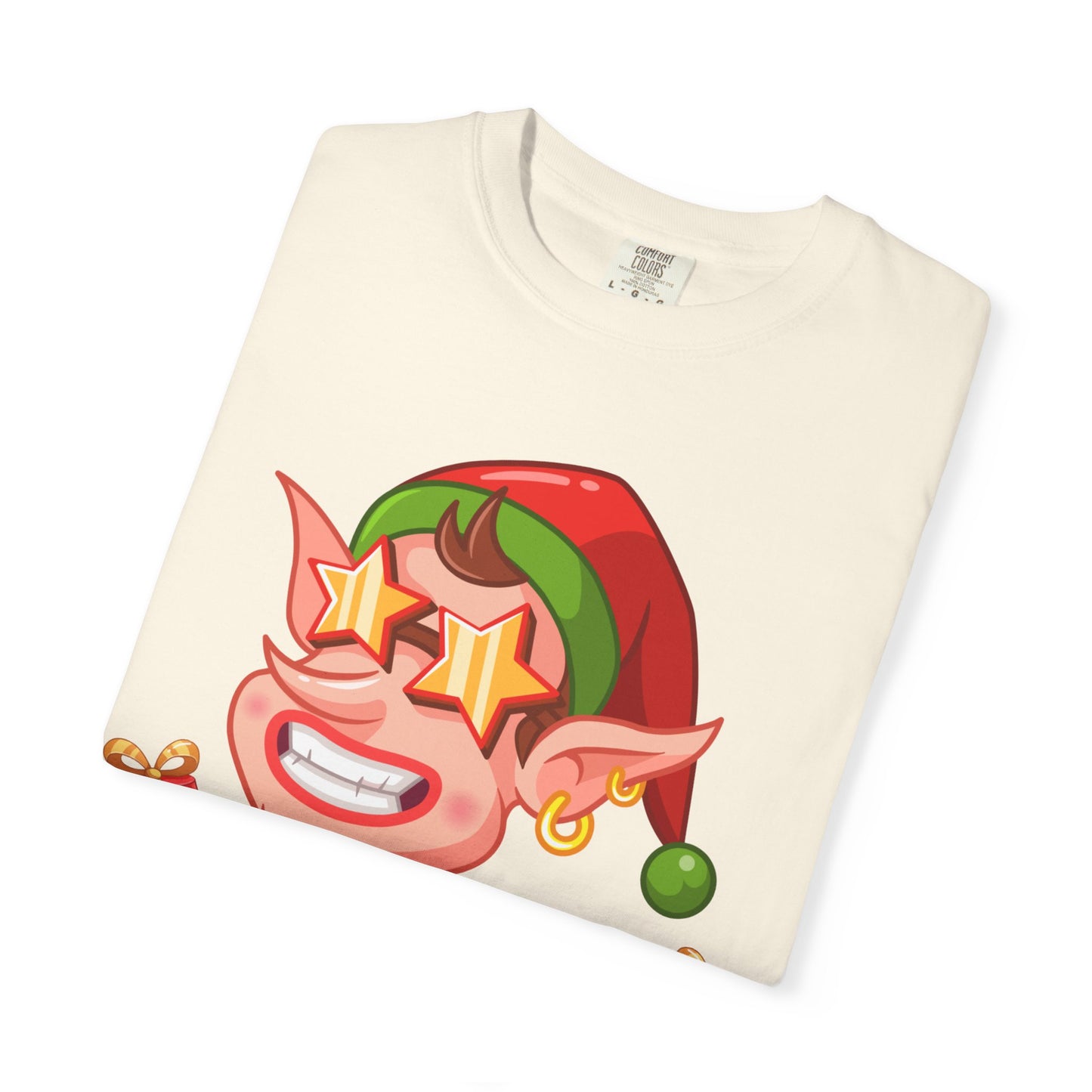 Fun Christmas Elf T-Shirt, Holiday Apparel, Merry Xmas Shirt, Unisex Gift, Festive Clothing, Xmas Party Outfit