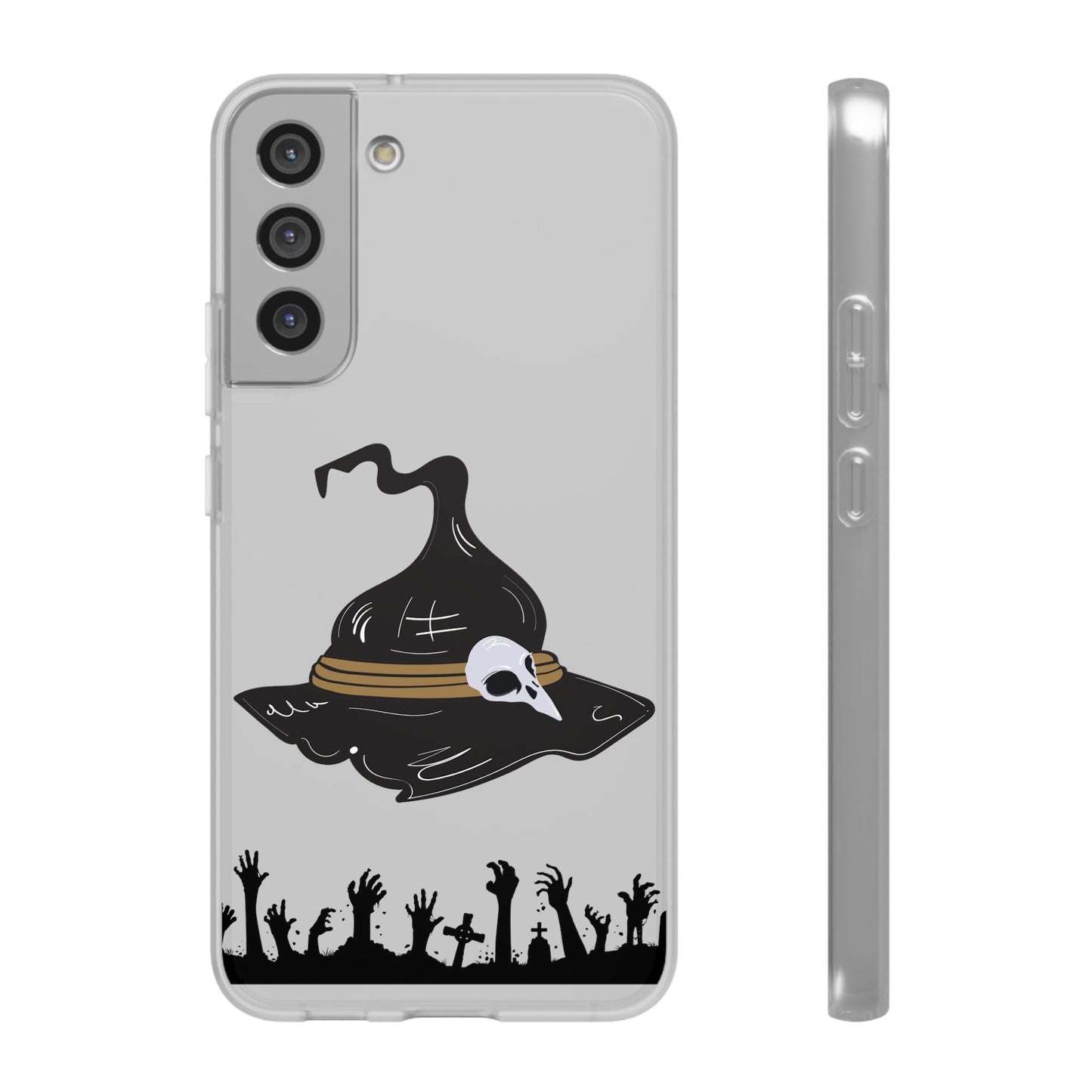 Halloween Witch Hat Flexi Cases, Spooky Phone Covers, Witchy Gift Ideas, Fall Decor, Unique Cellphone Accessories