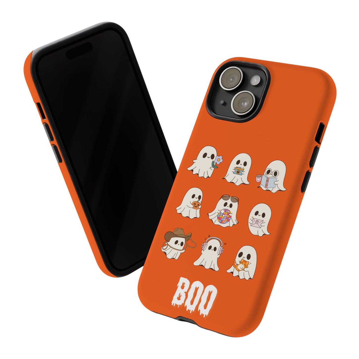 Ghostly Boo Phone Case, Halloween Cases, Cute Ghost Phone Cover, Trick-or-Treat Accessories, Spooky Gift for Halloween