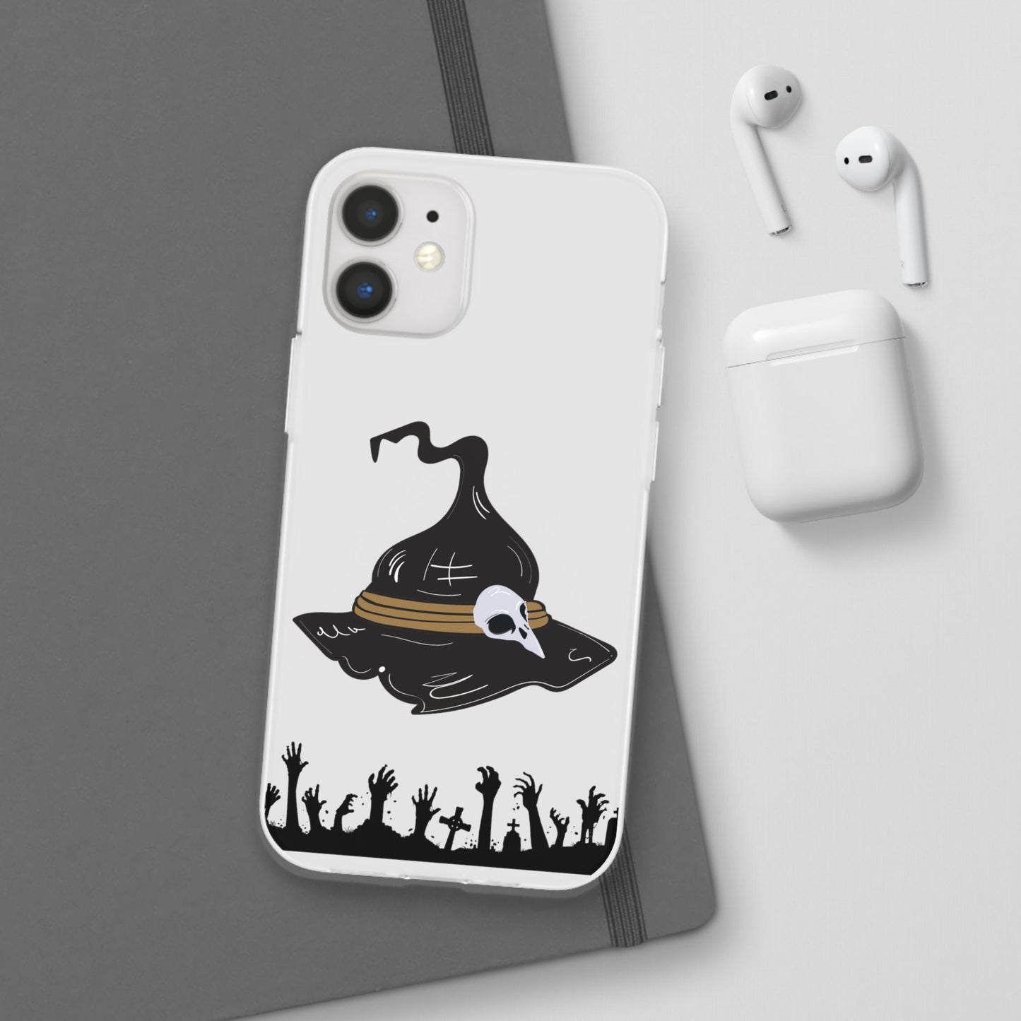 Halloween Witch Hat Flexi Cases, Spooky Phone Covers, Witchy Gift Ideas, Fall Decor, Unique Cellphone Accessories