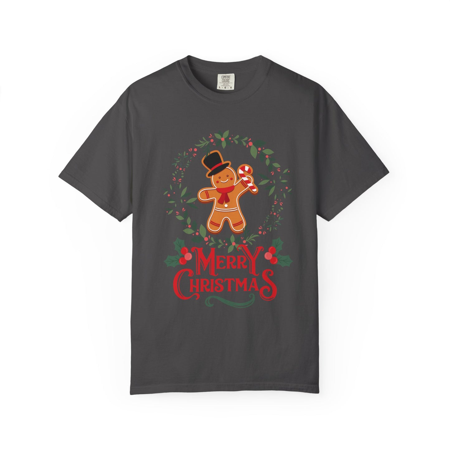 Gingerbread Christmas T-Shirt, Holiday Top, Christmas Gift, Unisex Tee, Festive Apparel, Family Matching Shirt