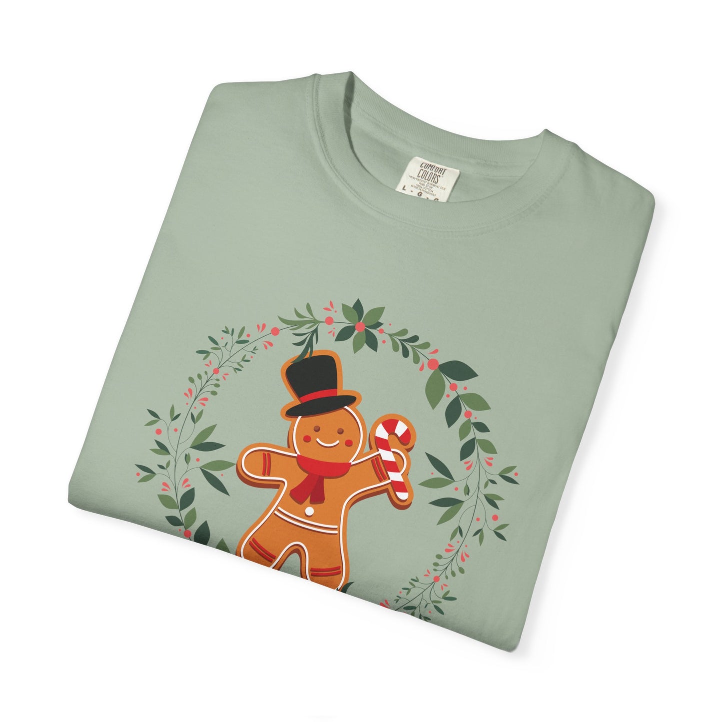 Gingerbread Christmas T-Shirt, Holiday Top, Christmas Gift, Unisex Tee, Festive Apparel, Family Matching Shirt