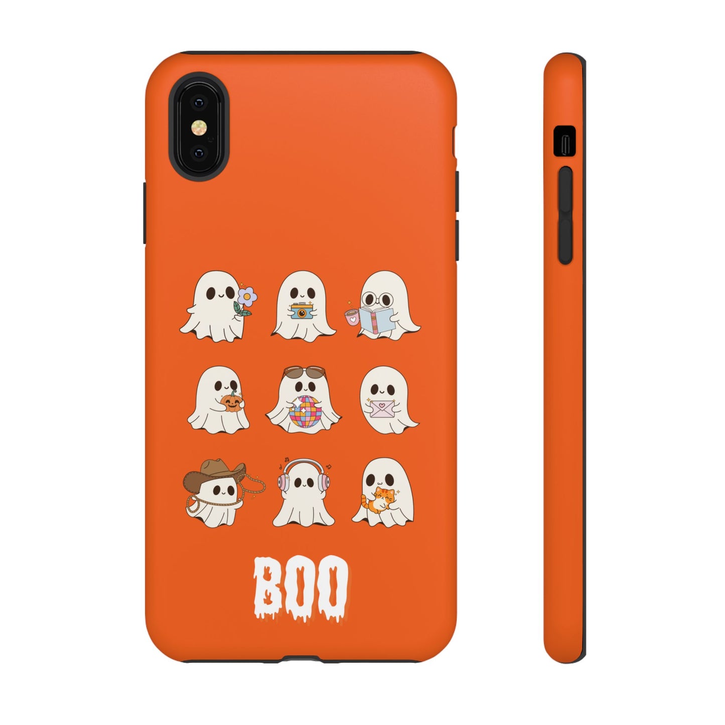 Ghostly Boo Phone Case, Halloween Cases, Cute Ghost Phone Cover, Trick-or-Treat Accessories, Spooky Gift for Halloween