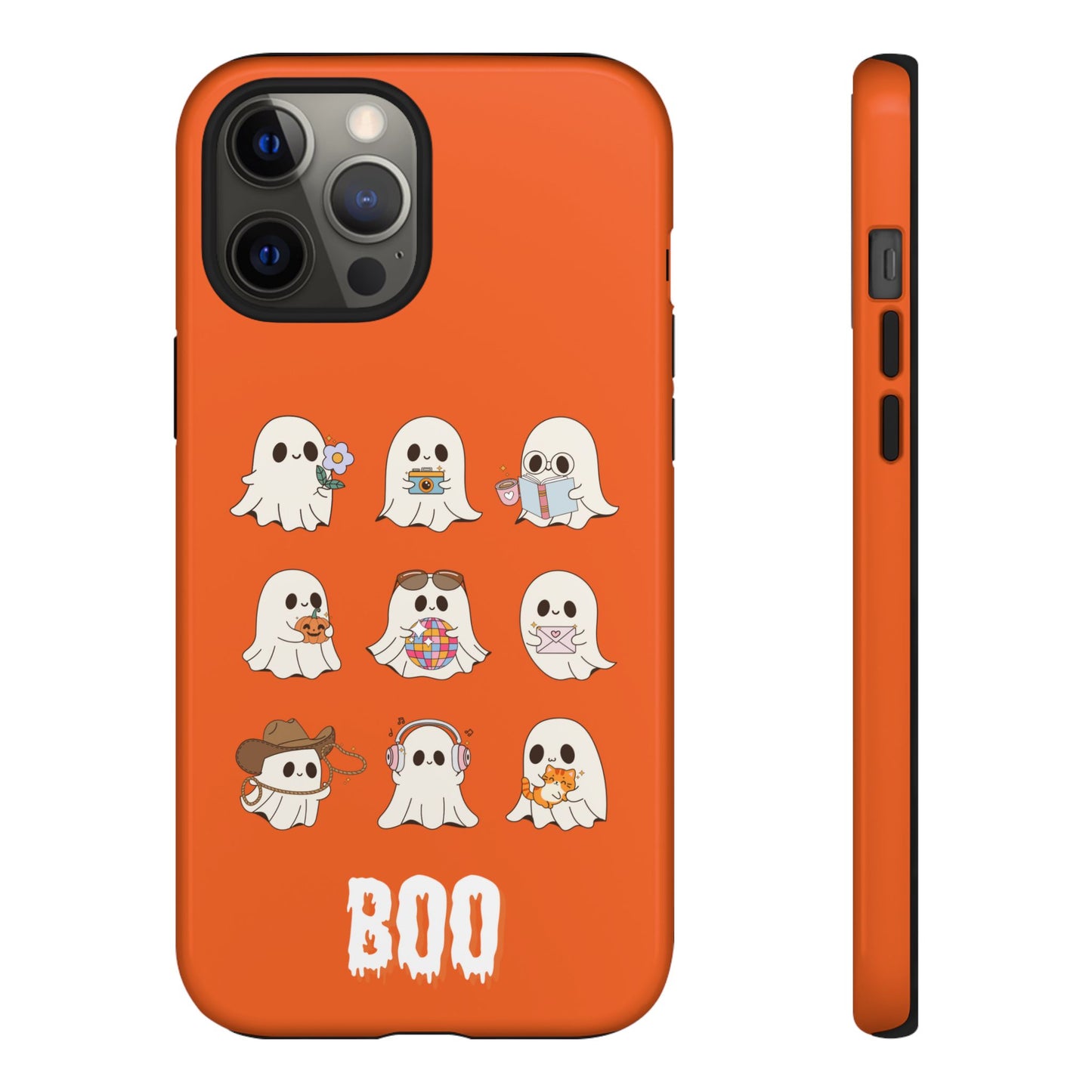 Ghostly Boo Phone Case, Halloween Cases, Cute Ghost Phone Cover, Trick-or-Treat Accessories, Spooky Gift for Halloween